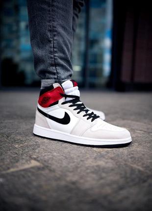 Nike jordan 1, кроссовки мужские найк джордан 1