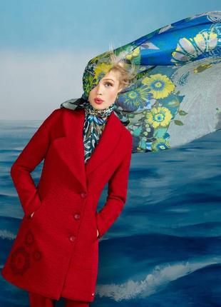 Пальто испанского бренда desigual,раз 40, 83% шерсть,  марокко