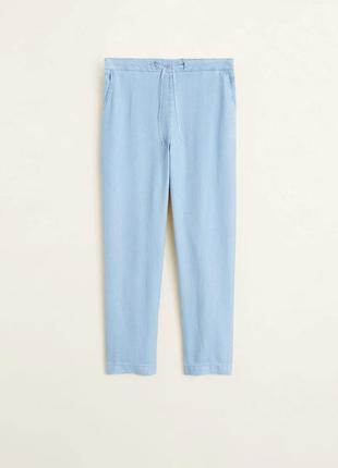 Штаны лёгкие свободные джинсовые2 фото
