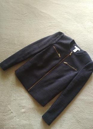 Фактурний піджак, жакет, куртка h&m, розмір s-m