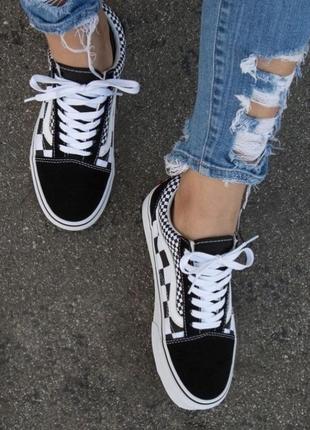 Кеды vans old skool check (vn0a38g1q9)2 фото