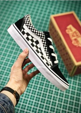 Кеды vans old skool check (vn0a38g1q9)4 фото