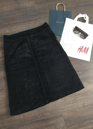 Велюрова спідниця , спідниця