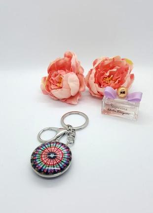 😵💐 брелок для ключів, сумки двосторонній з підвіскою візерунок мандала