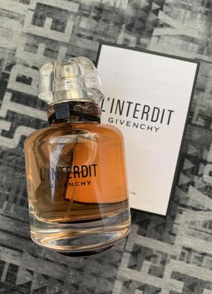 Givenchy l'interdit eau de parfum 80 ml.