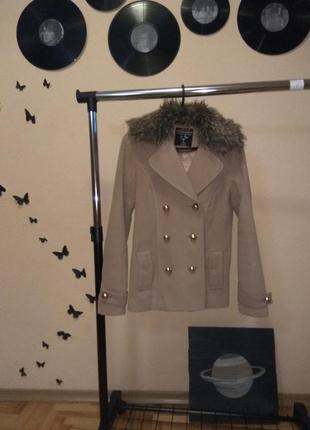 Напівпальто з хутром