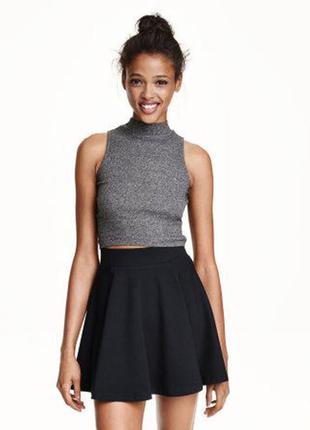 Гольф-безрукавка crop світло-сірий