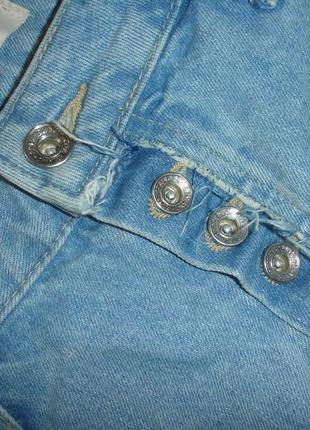 Шорты женские джинсовые размер 48 /14 с вышивкой новые4 фото