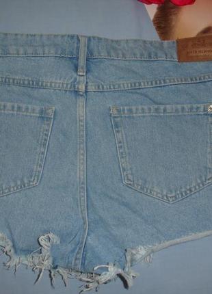 Шорты женские джинсовые размер 48 /14 с вышивкой новые5 фото