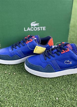 Яскраві кросівки lacoste t-clip 🖤оригінал💙