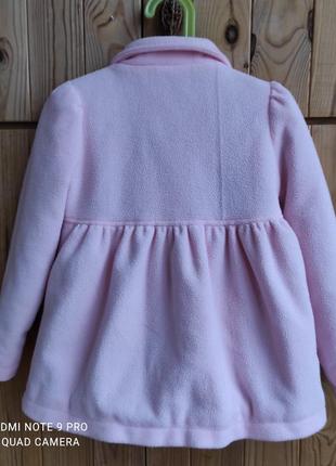 Легке красиве пальто для дівчинки 5 років, 110-116 см, lavender, usa2 фото