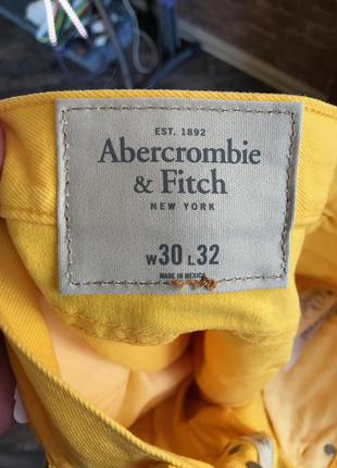 Желтые джинсы abercrombie & fitch4 фото