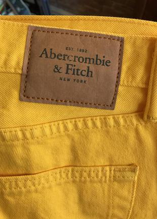 Желтые джинсы abercrombie & fitch1 фото