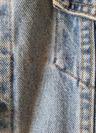 Жилет джинсовий жилетка levis levi strauss & co із вишивкою6 фото