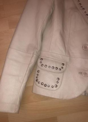 Трендовый кожаный пиджак3 фото