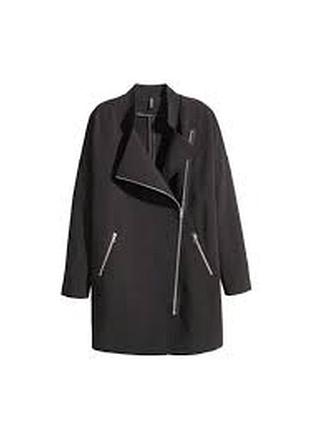 Легке пальто-тренч асиметрія h&m