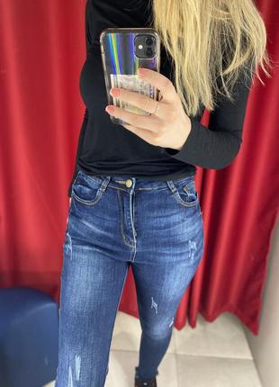 Очень крутые синие джинсы 🔥3 фото