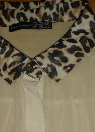 Шифонова блузочка відомого бренду atmosphere., р. 12