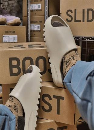 Adidas yeezy slide bone сланці адідас, шльопанці9 фото