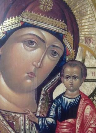 Казанская икона божьей матери 17 х 21 см фотопечать-дерево