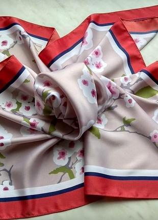 Нежный стильный платок orsay, красивая косынка на шею или сумочку, платочек