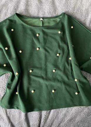 Блуза з перлами