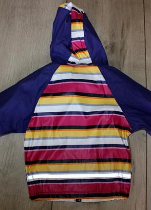 Детский дождевик на флисе, куртка грязепруф lupilu 110-1162 фото