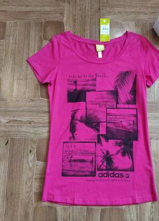 Футболка спортивная adidas neo pink