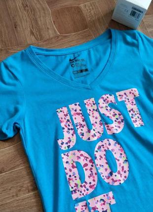 Футболка спортивна nike dri-fit just do it blue