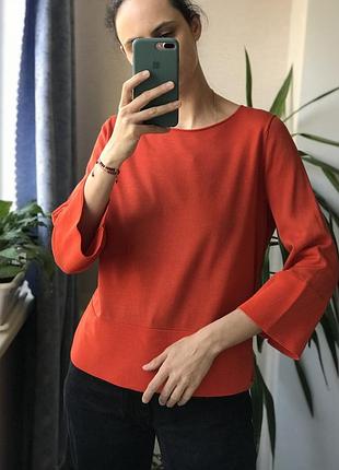 Кофта блуза из хлопка с вискозой cos