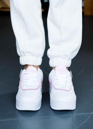 Жіночі кросівки nike air force 1 low "shadow" magic flamingo pink3 фото