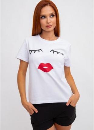 Футболка 2021 р губи вільна xs s m