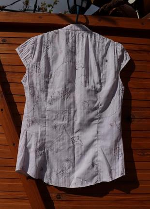 Блуза с вышивкой и коротким рукавом florence &amp; fred3 фото