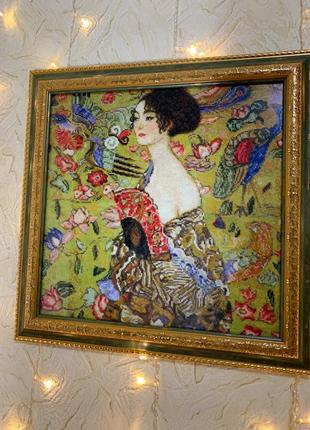 Картина «дама с веером»