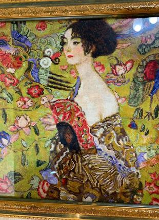 Картина «дама с веером»