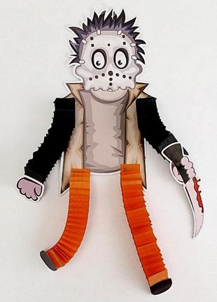 Декор хэллоуин с ногами джейсон