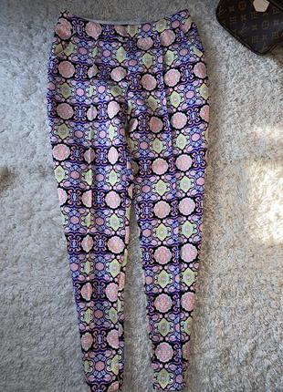 Оригинальные неоновые винтажные женские брюки missguided  размер указан 10/389 фото