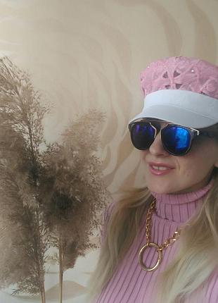 Ексклюзивна  кепі. капітанка. кашкет ажурний. картуз.6 фото