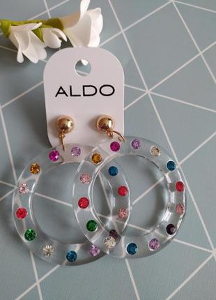 Сережки підвіски кільця, серьги подвески кольца aldo с сайта asos