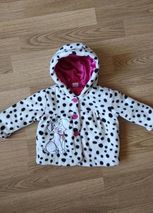 Куртка для девочки с далматинцем disney baby