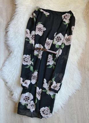 Красивое платье в цветочный принт