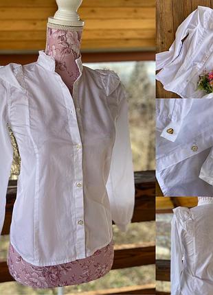 Фірмова стильна базова якісна натуральна котонові блуза