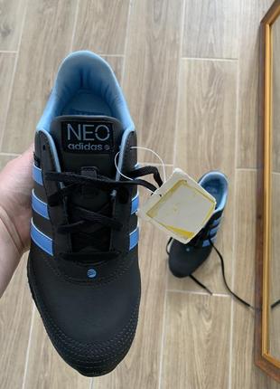 Шкіряні кросівки adidas neo оринінал4 фото