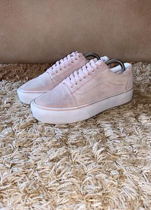 Кроссовки кеды vans old skool замшевые оригинал