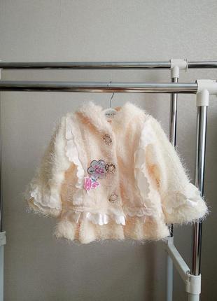 Нарядная шубка демисезонная