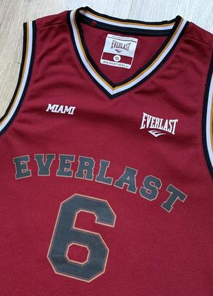 Мужская баскетбольная майка джерси everlast miami basketball3 фото