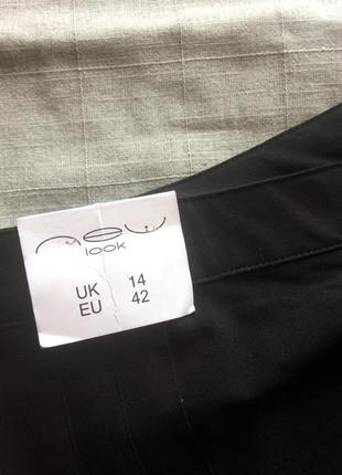 Черная юбка в складочку new look3 фото