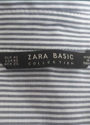 Блузка смужка гіпюр zara4 фото