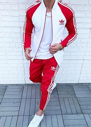 Спортивный костюм adidas classic red