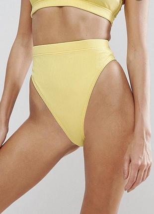 Na-kd плавки высокие низ купальник трусы рубчик текстурные